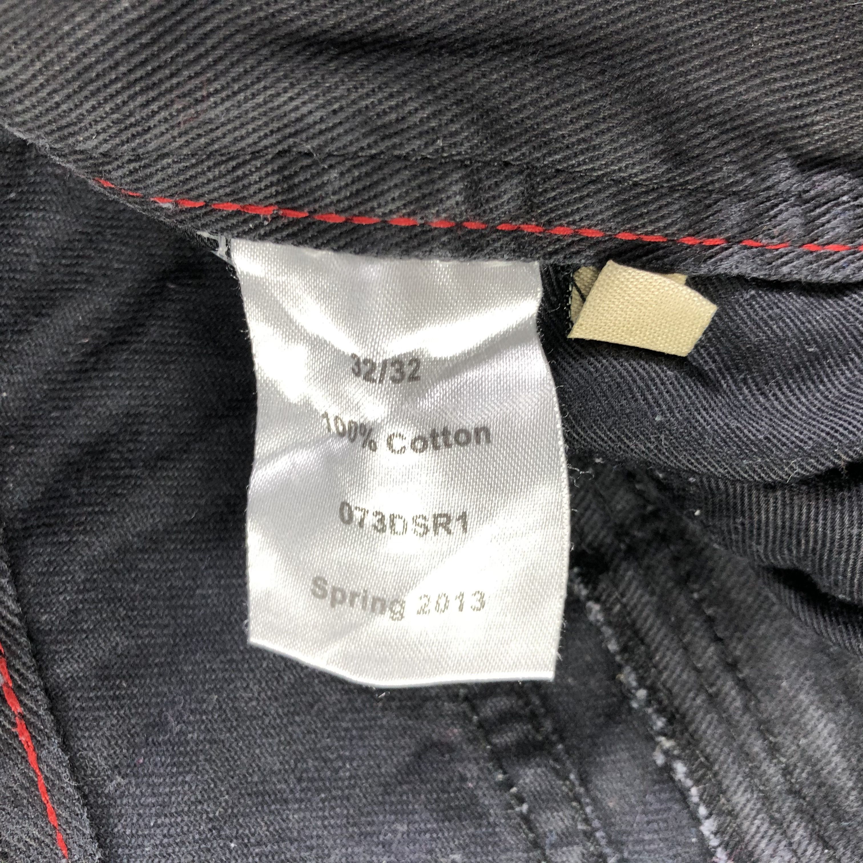 Guess Guess Black Zipper Punk Jeans KJ1968 Size US 32 / EU 48 - 10 Thumbnail