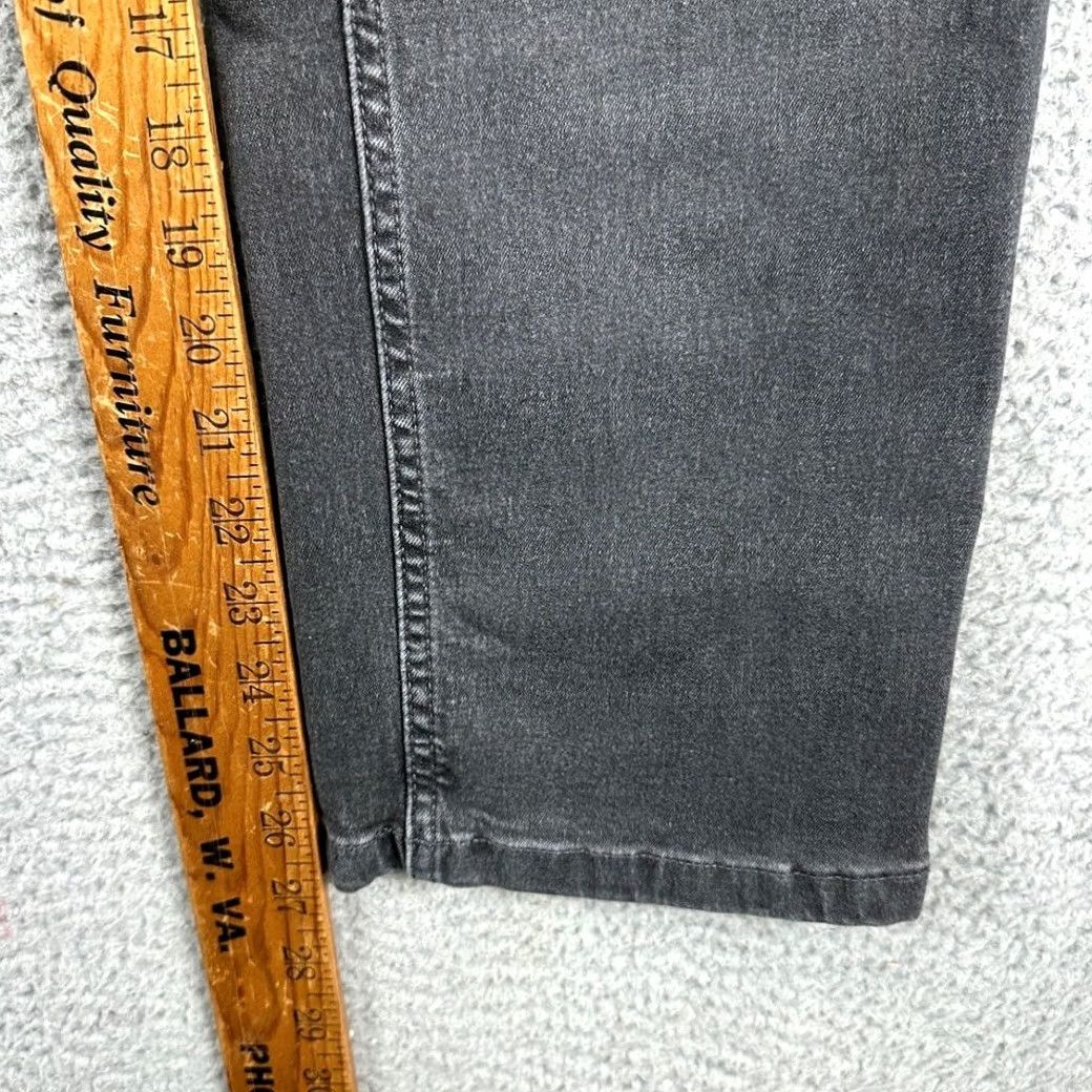 Denime NYC The Perfect Jean Slim Fit Straight Leg Jeans Men 42X28 Grey Distressed Denim Shark Grey/Charcoal Wash QC 5-Pocket Denim Straight Mens Size US 42 / EU 58 - 7 Thumbnail