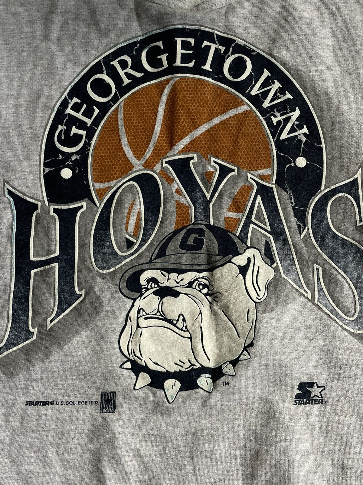Starter Vintage Starter 90’s Georgetown Hoyas 1993 T-Shirt RARE Size US M / EU 48-50 / 2 - 3 Thumbnail