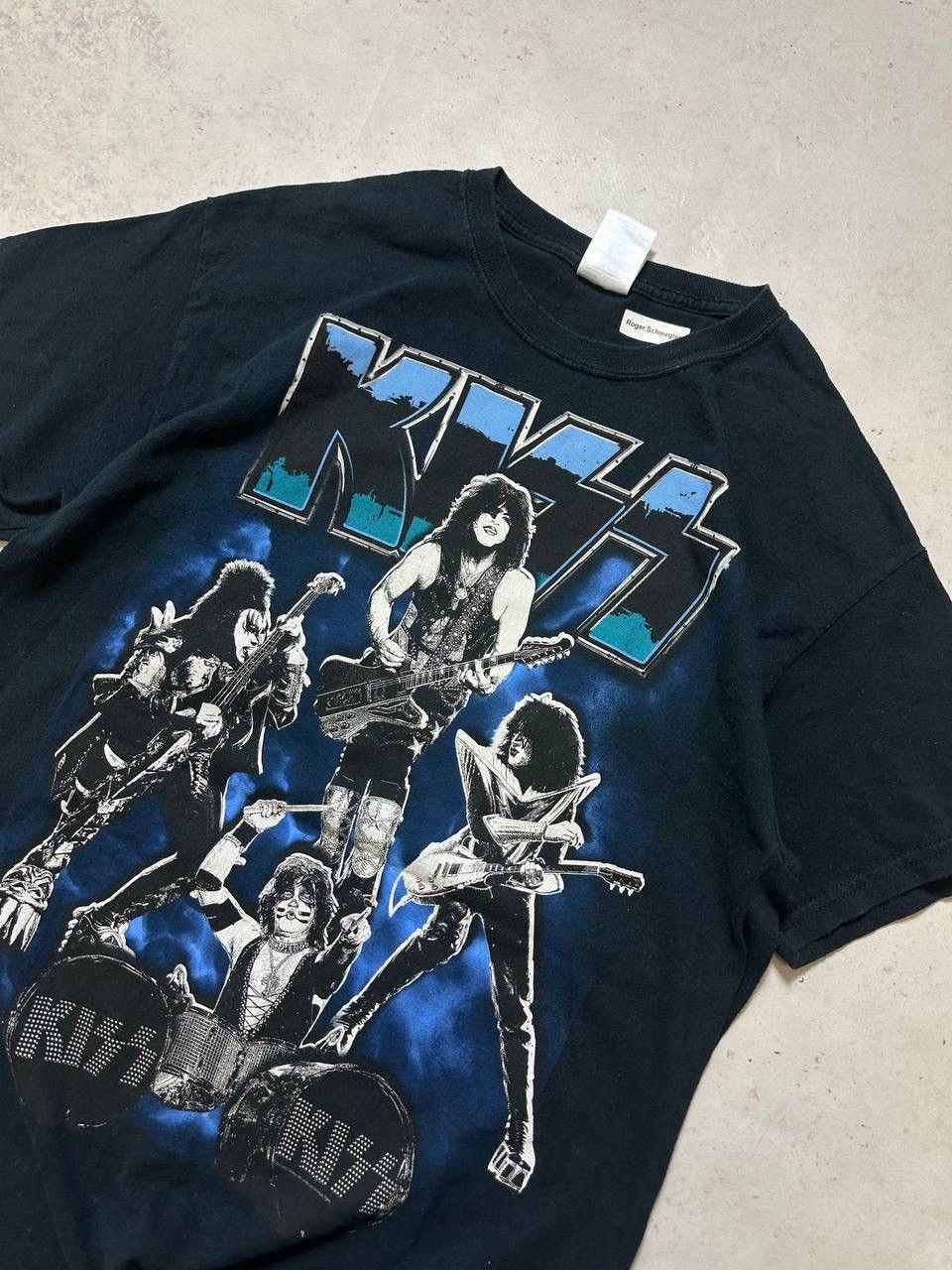 Band Tees × Vintage Vintage Kiss Tour Promo Boxy T-shirt M Size US M / EU 48-50 / 2 - 4 Thumbnail