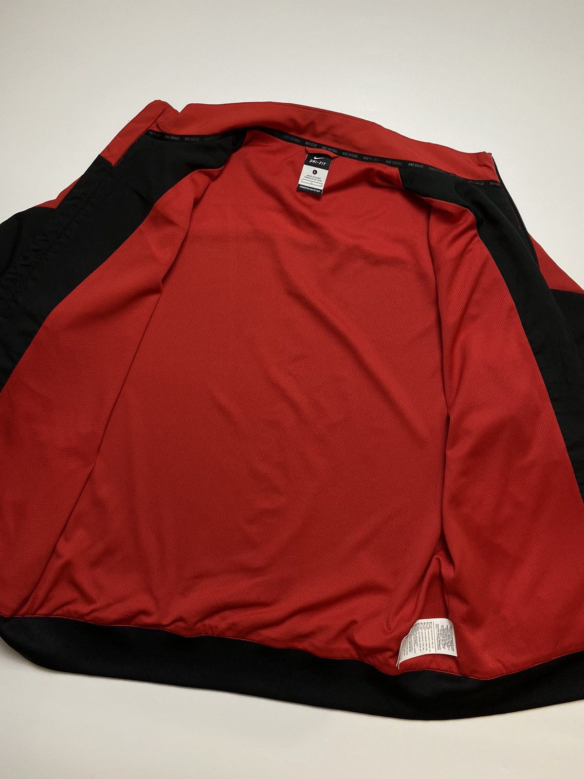Nike Nike Manchester United zip jacket footbal track vintage Size US L / EU 52-54 / 3 - 4 Thumbnail