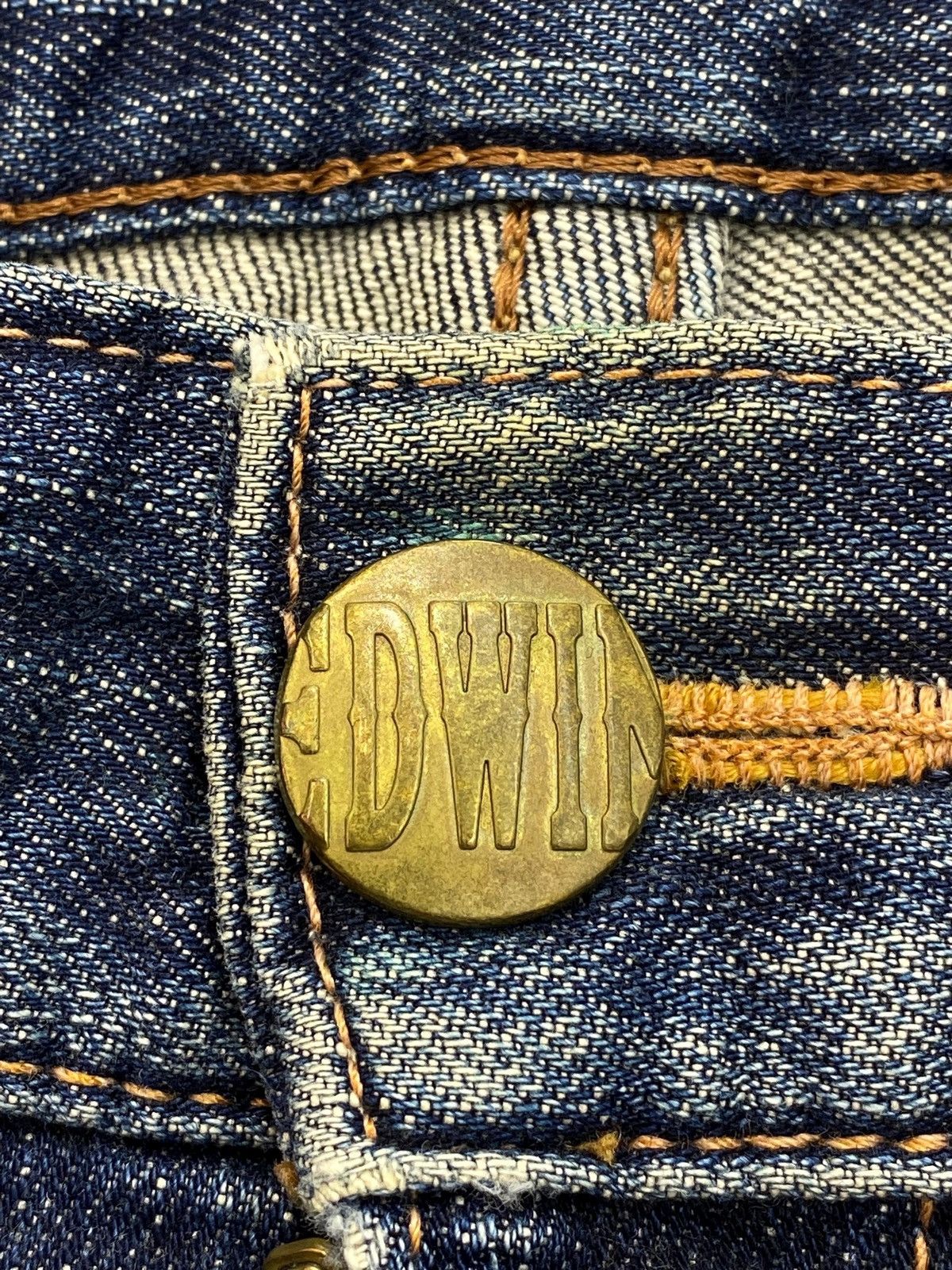 Edwin Vintage Edwin Blue Trip Faded Wash Whiskers Style Jeans Size US 32 / EU 48 - 14 Thumbnail
