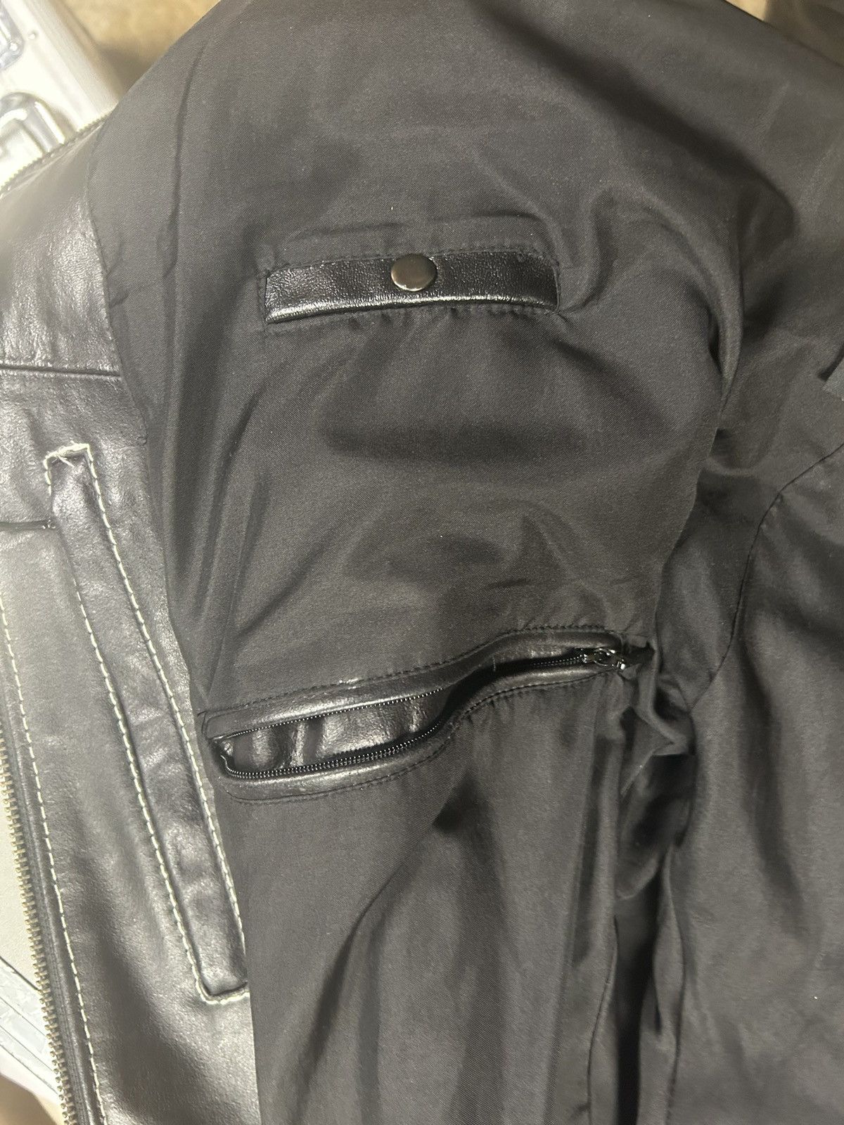 Vintage × Wilsons Leather Black Wilson leather jacket Size US XL / EU 56 / 4 - 3 Thumbnail