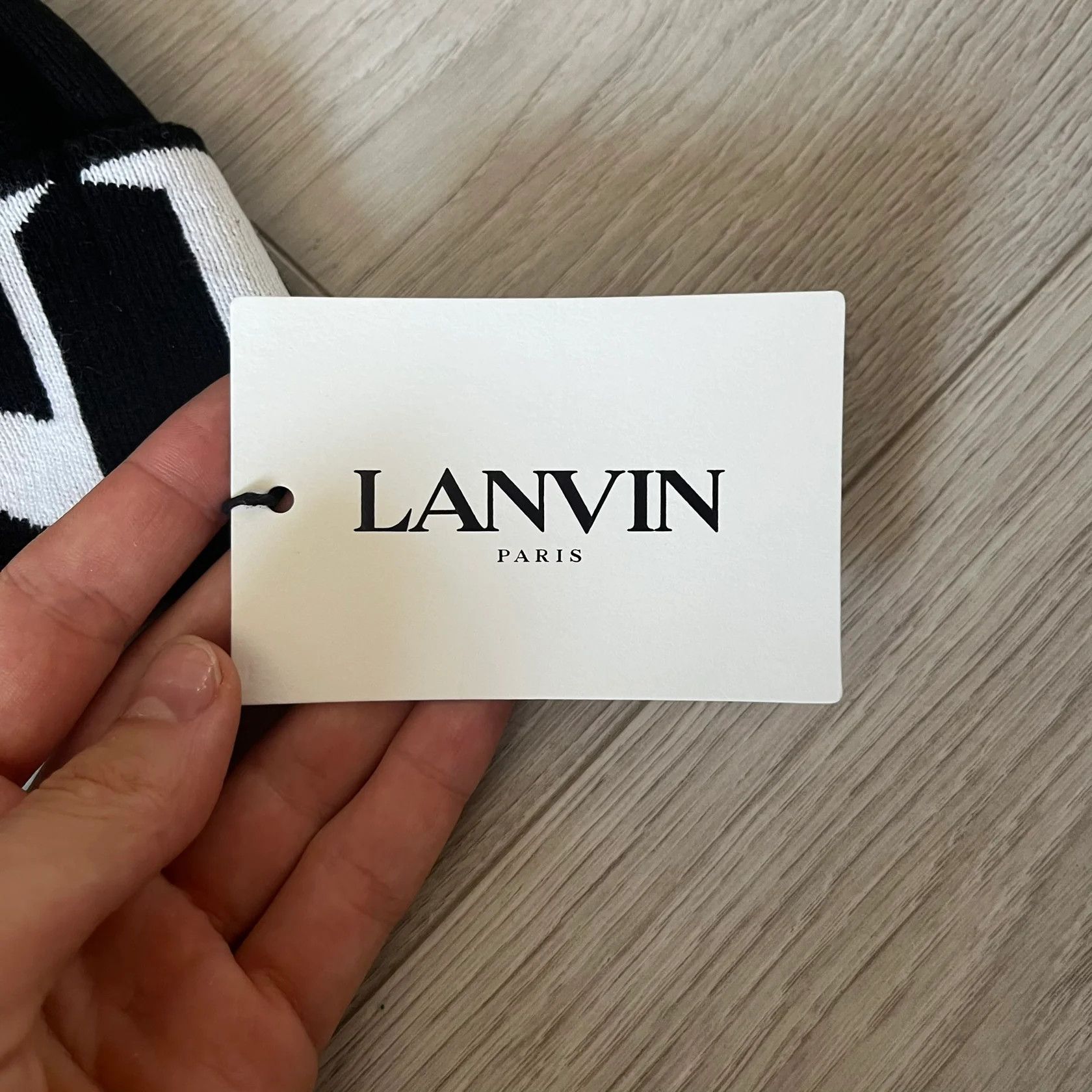 Lanvin Lanvin Black Beanie Size 52 Size ONE SIZE - 3 Thumbnail