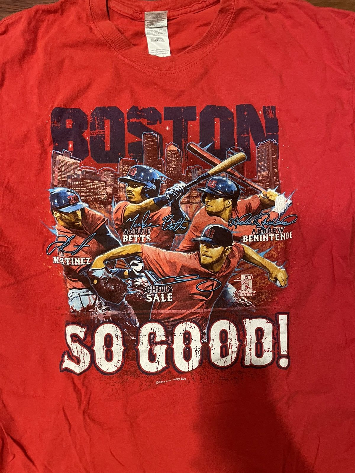 MLB × Vintage Boston Red Sox "SO GOOD" Tee Size US M / EU 48-50 / 2 - 2 Thumbnail