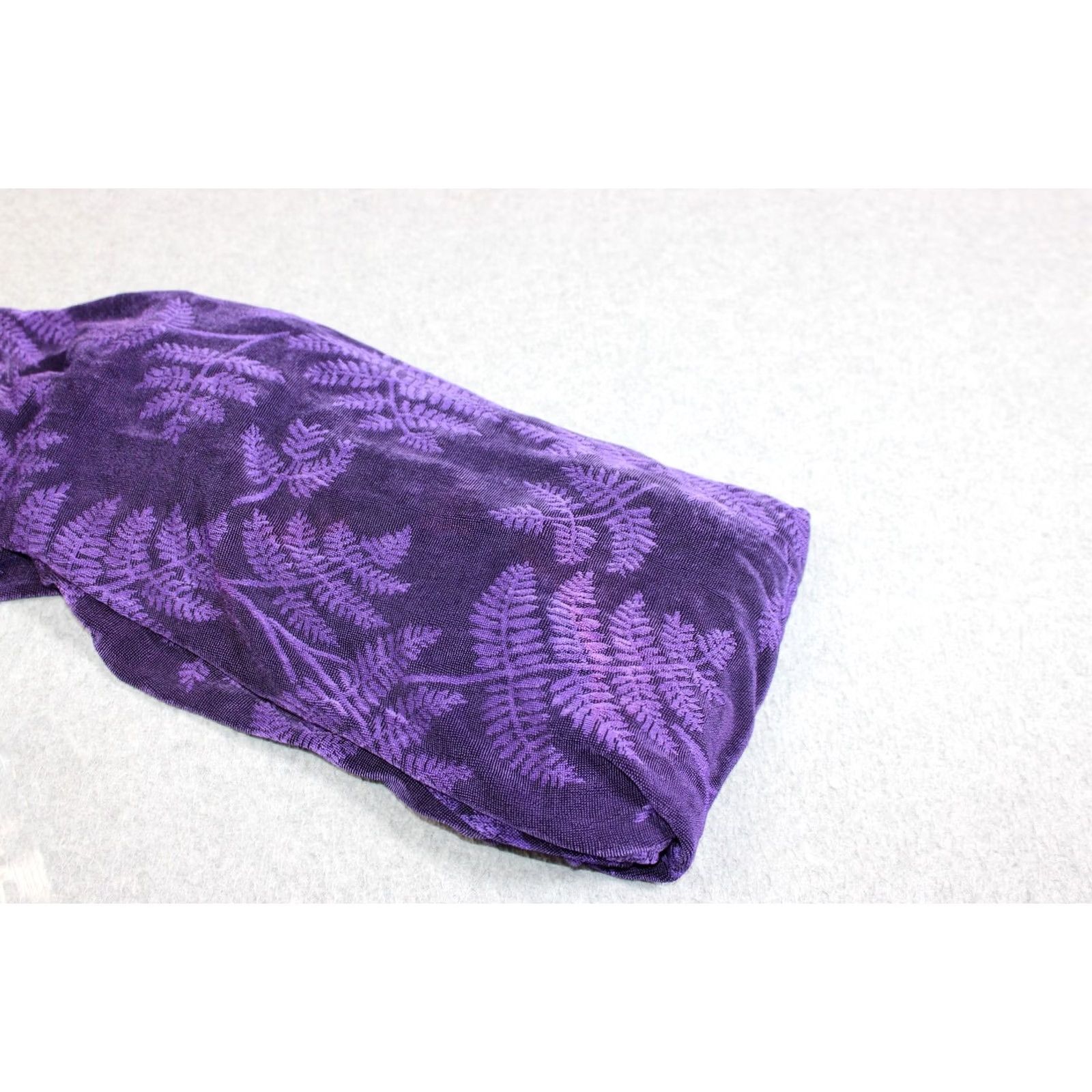 Coldwater Creek VINTAGE Coldwater Creek Shirt Pants Set Women L Purple Floral Acetate Velour Bohemian 2 Piece L Womens Size L / US 10 / IT 46 - 7 Thumbnail