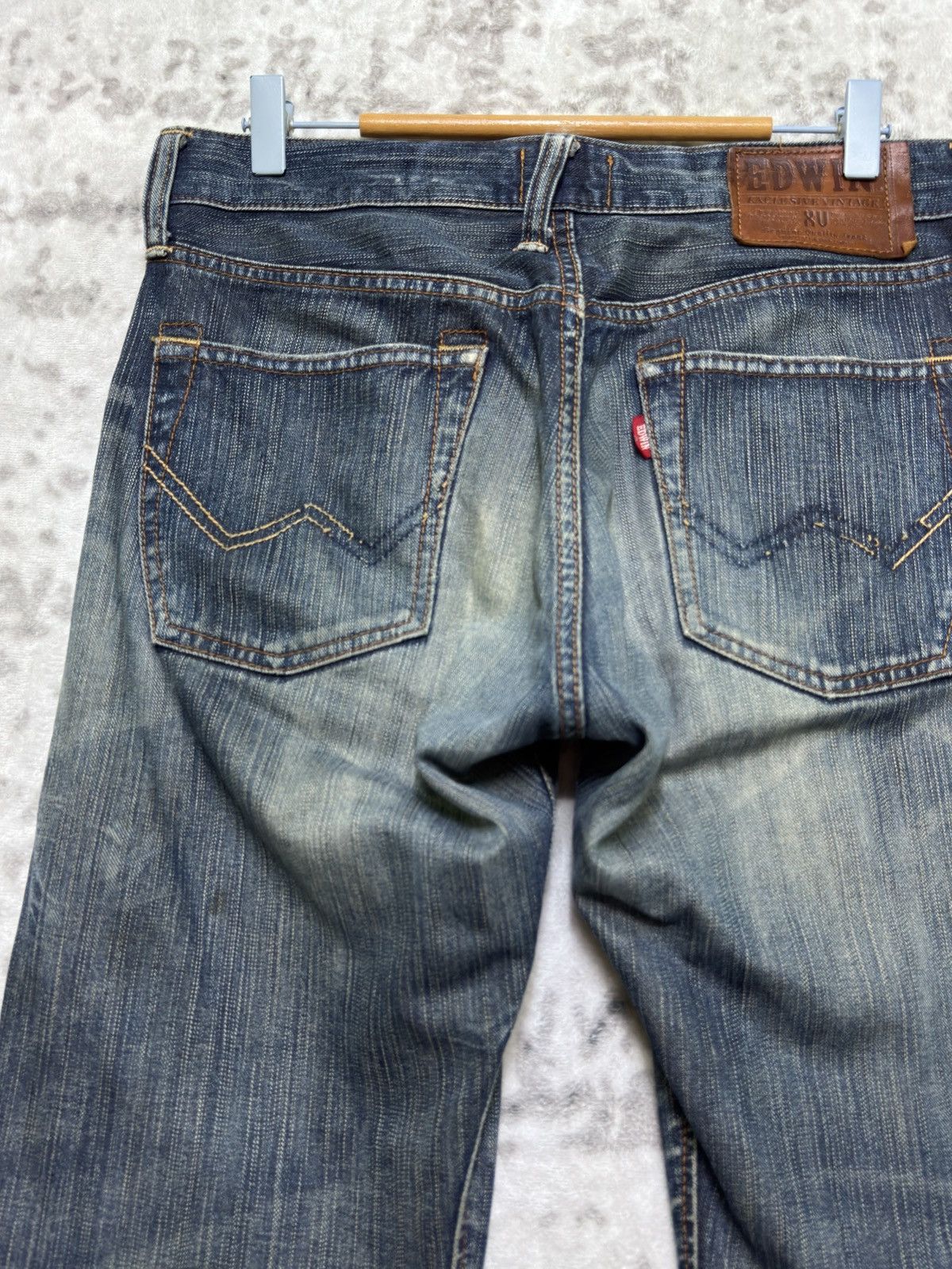 Edwin Vintage Edwin Claw Mark Distressed Denim Jeans Size US 32 / EU 48 - 10 Thumbnail