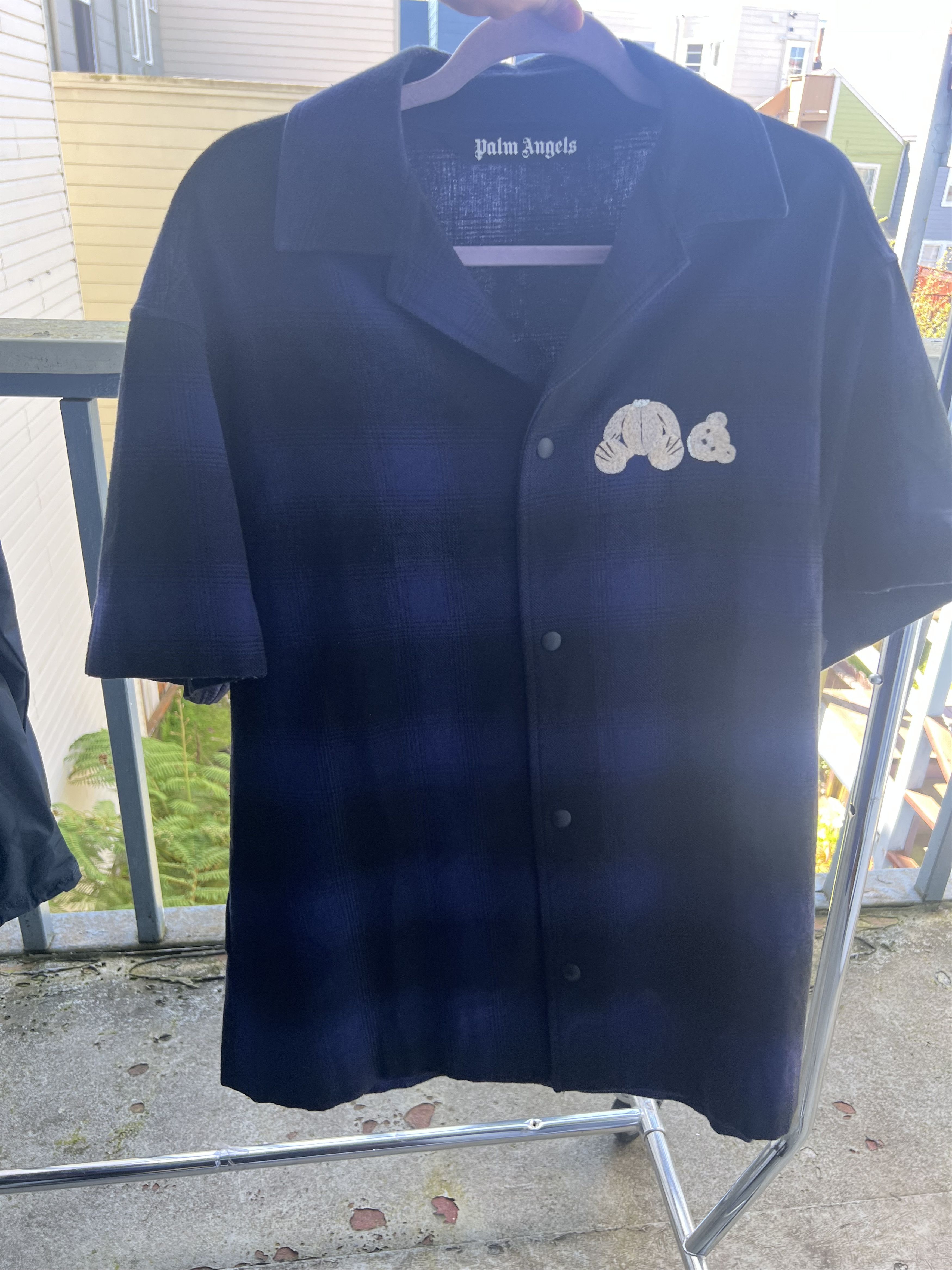 Palm Angels Palm Angels Bear Bowling Shirt Size US M / EU 48-50 / 2 - 3 Thumbnail
