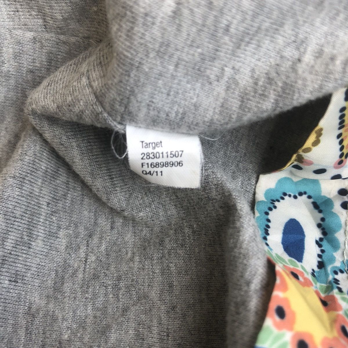 Mossimo Massimo Water Resistant Flower Design Zipper Hodie Size L / US 10 / IT 46 - 6 Thumbnail