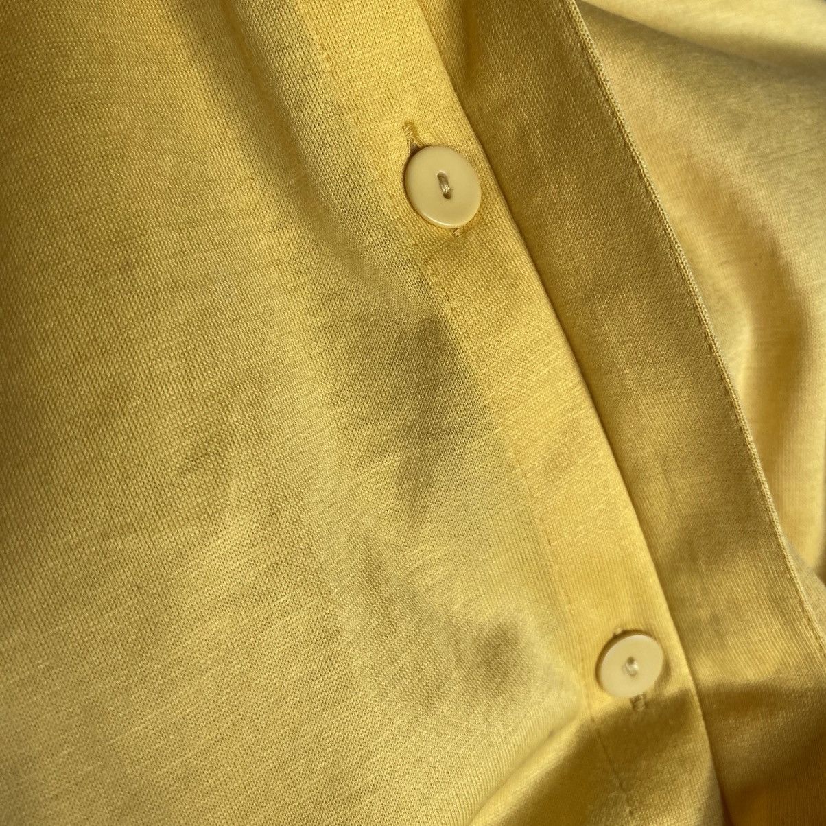 Dior Christian Dior Soft Yellow Buttoned Blouse Size M / US 6-8 / IT 42-44 - 16 Thumbnail