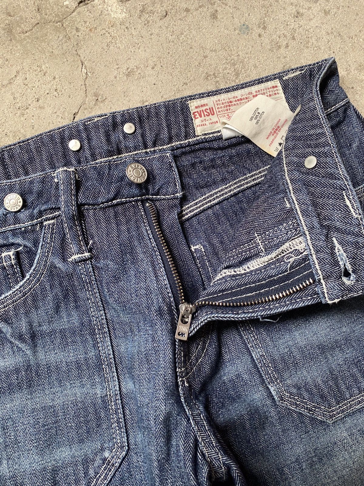 Evisu Evisu Seagull Big Logo Carpenter Pants Size 26" / US 2 / IT 38 - 2 Thumbnail