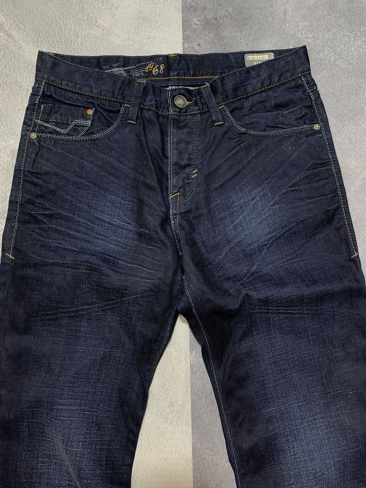 Japanese Brand × Vintage Vintage Y2K Japanese jeans denim streetwear style size 31x32 Size US 31 - 5 Thumbnail