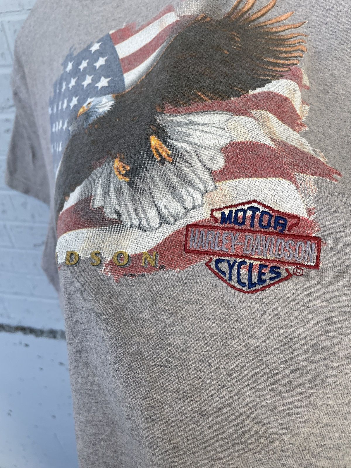 Harley Davidson 00 Harley Davidson Embroidered Logo Tee Size US XL / EU 56 / 4 - 3 Thumbnail