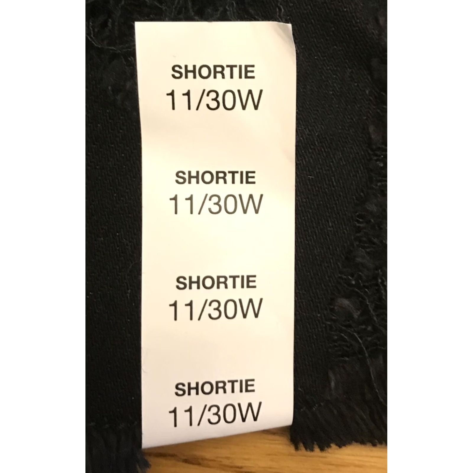 Vintage SO So Goods For Life Black High Rise Shortie Distressed Denim Shorts 11/Juniors 30x2.5in Pocket Stretch Womens Size 32" / US 10 / IT 46 - 5 Thumbnail