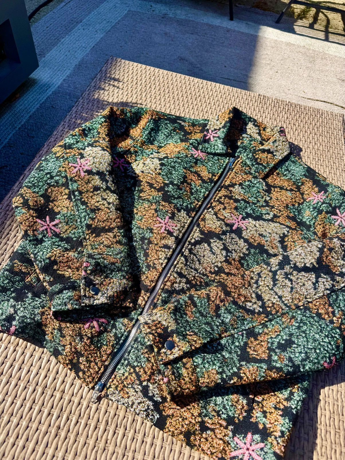 Other Bay Rascal Tapestry Floral Jacket, Streetwear Statement Coat Size US L / EU 52-54 / 3 - 4 Thumbnail