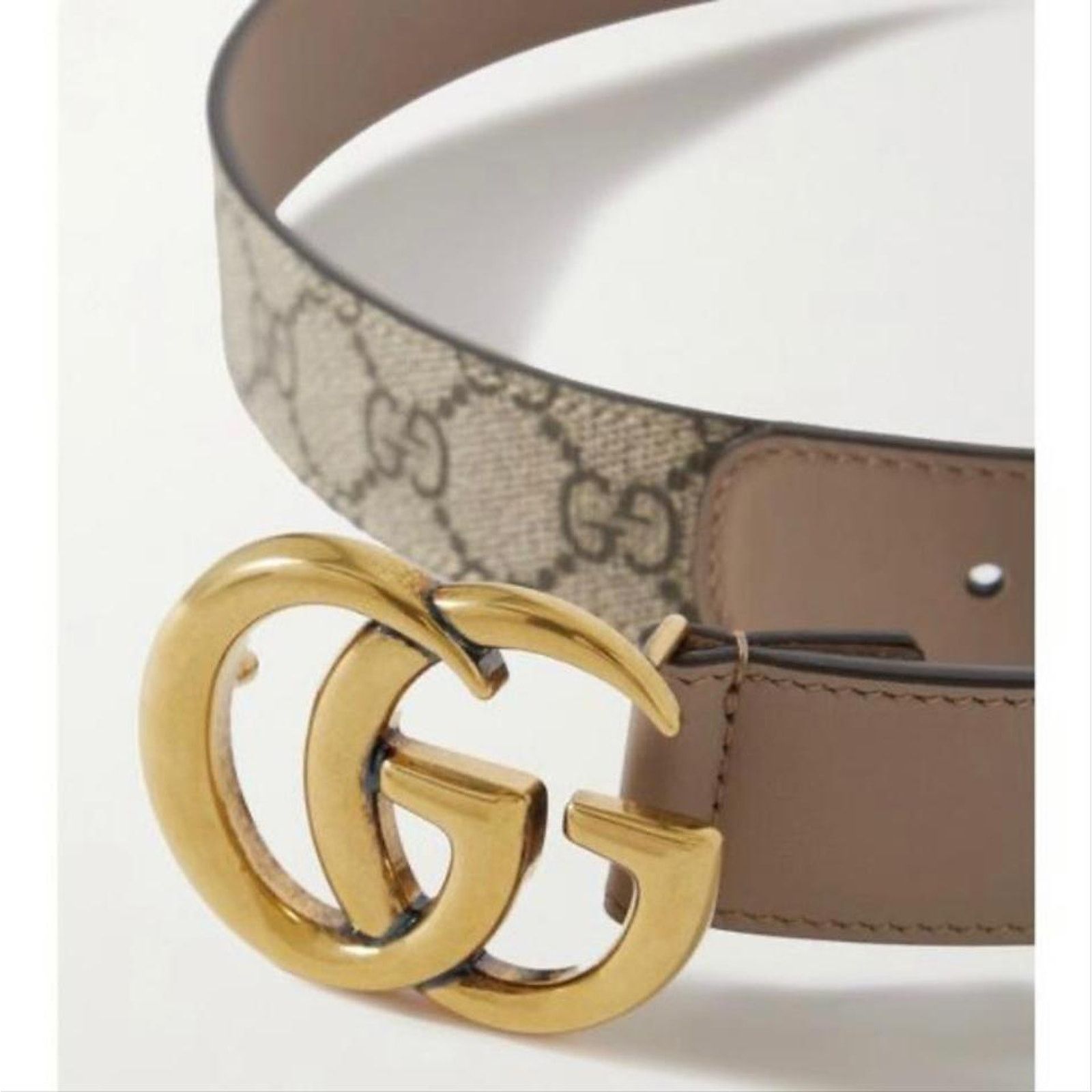 Gucci GG logo supreme thin belt size 75 Size ONE SIZE - 3 Thumbnail