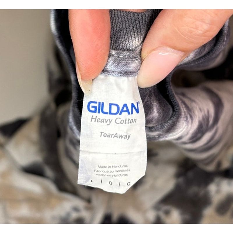Gildan GILDAN Adult Long Sleeve Tie Dyed Cotton T-Shirt | Size L Size US L / EU 52-54 / 3 - 5 Thumbnail