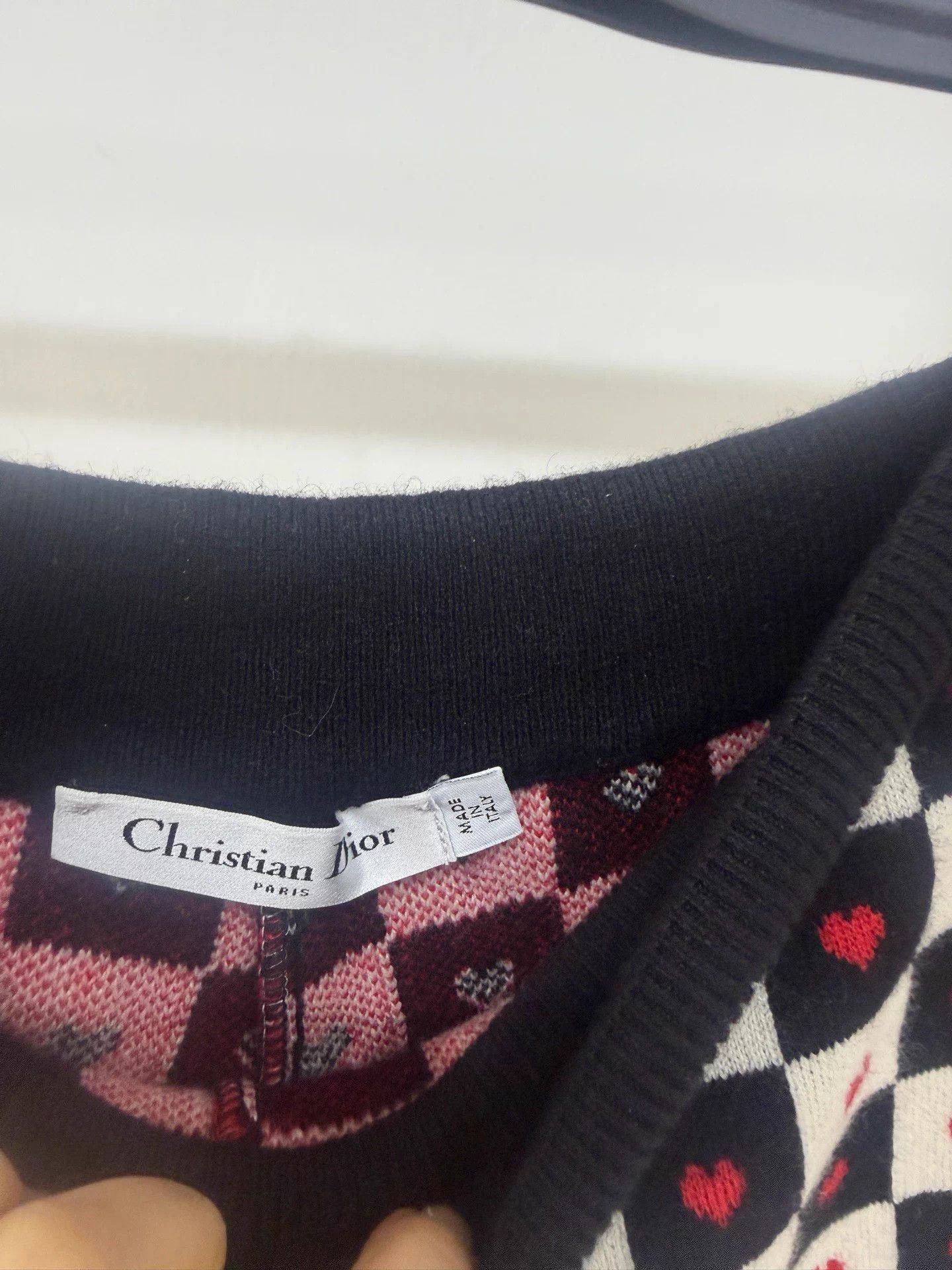 Dior Dior Heart Cashmere Letter Short 99 New FR36 Size 26" / US 2 / IT 38 - 3 Thumbnail