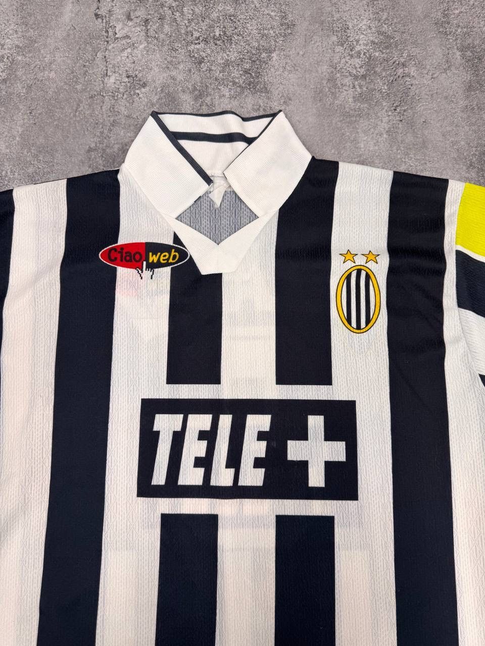 Lotto Sport Lotto Juventus 2000-01 Men's Home Football Jersey BlackWhite Size US L / EU 52-54 / 3 - 2 Thumbnail