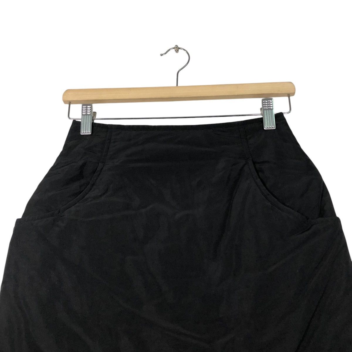 Yohji Yamamoto 🔥RICH BLACK MINI SHORT SKIRT Y’S YOHJI YAMAMOTO Size 26" / US 2 / IT 38 - 4 Thumbnail