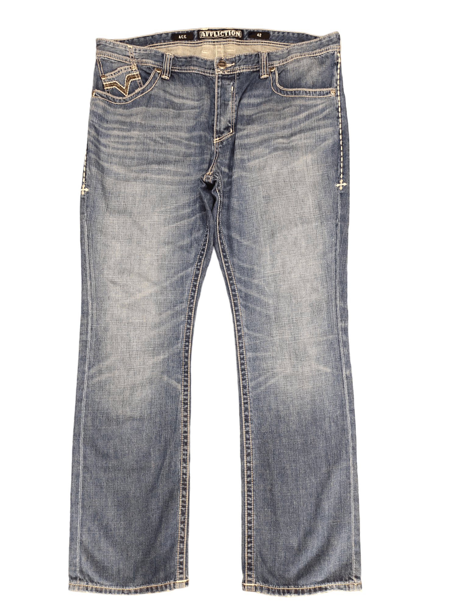 Affliction Affliction Ace Denim Jean Y2k Streetwear Affliction Style Size US 42 / EU 58 - 9 Thumbnail