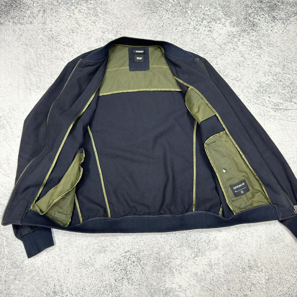 Designer × Officina36 Officina 36 Mens Cotton Bomber Jacket M-L size Size US L / EU 52-54 / 3 - 8 Thumbnail