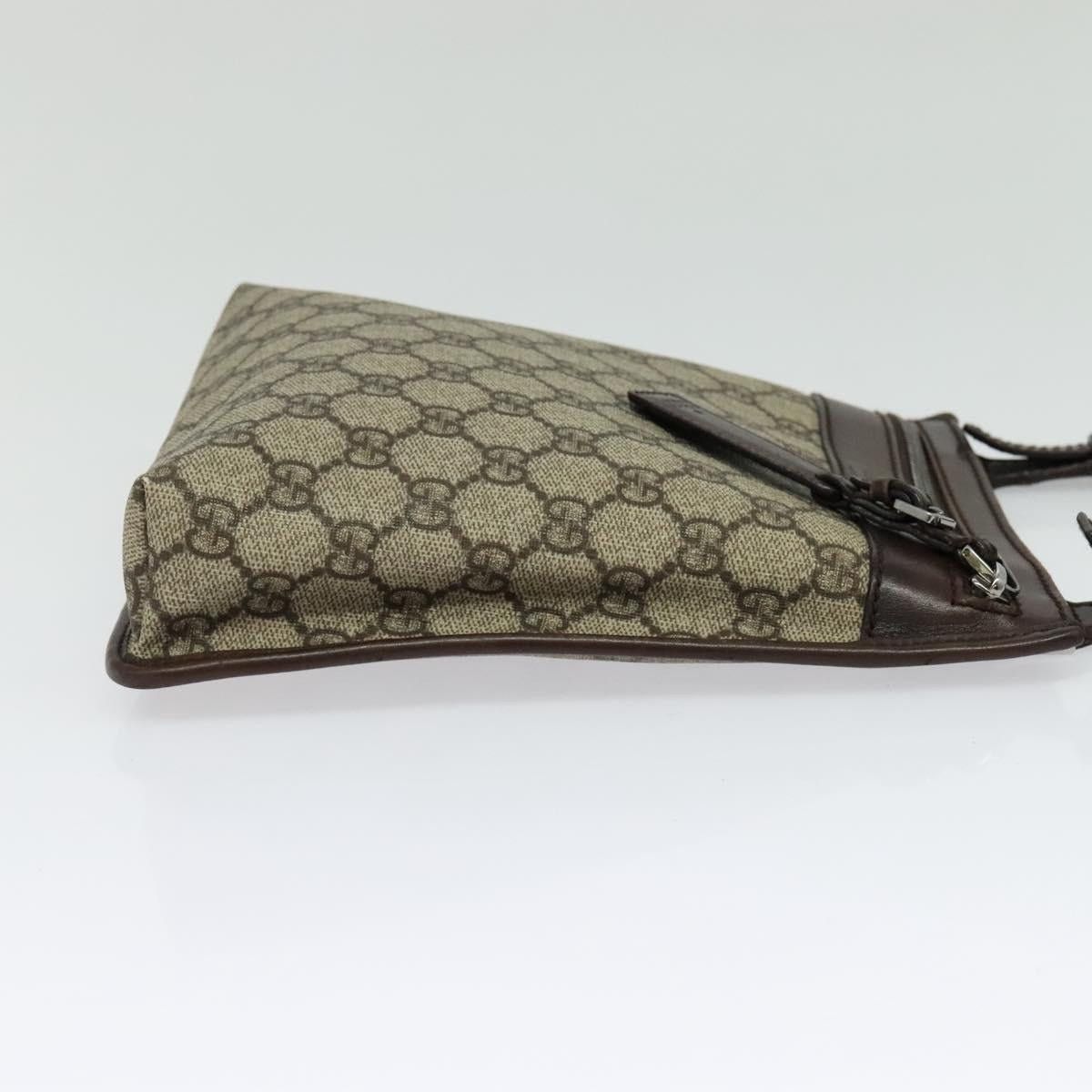 Gucci GUCCI GG Supreme Shoulder Bag Pvc Beige Silver Size ONE SIZE - 5 Thumbnail