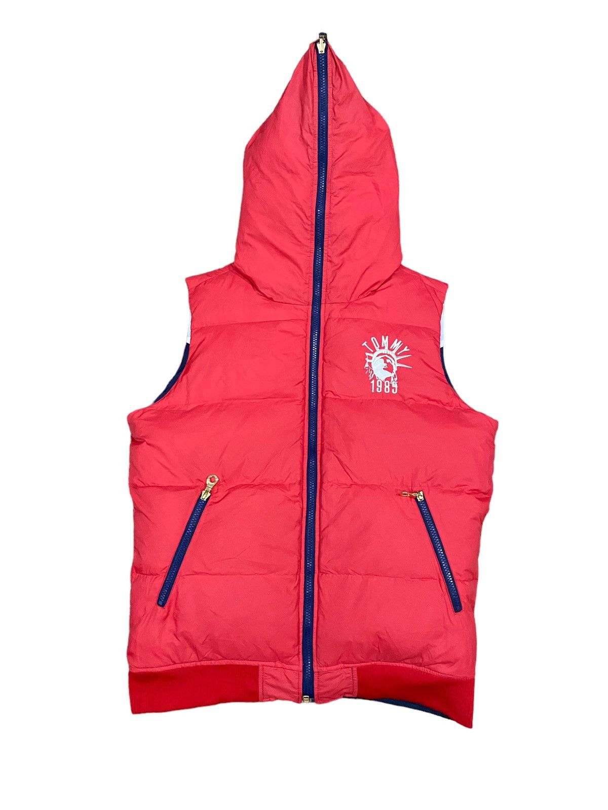 Designer × Tommy Hilfiger Rare Tommy Hilfiger Down Jacket Riversable Sleeveless Size US L / EU 52-54 / 3 - 3 Thumbnail