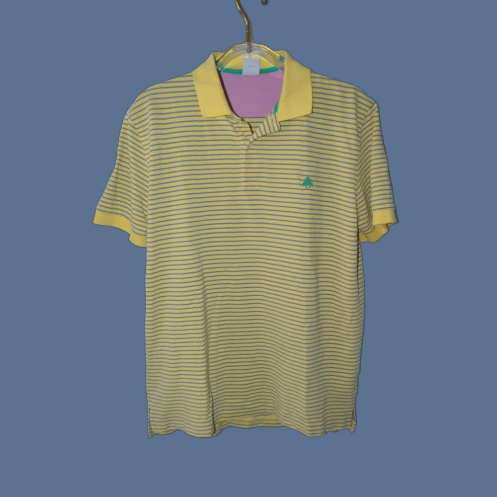 Brooks Brothers Brooks Brothers Performance Polo Shirt Mens XL Multicolor Stripe Cotton Knit Short Sleeve Slim Fit Shirt Polo Men Size US XL / EU 56 / 4 - 1 Thumbnail