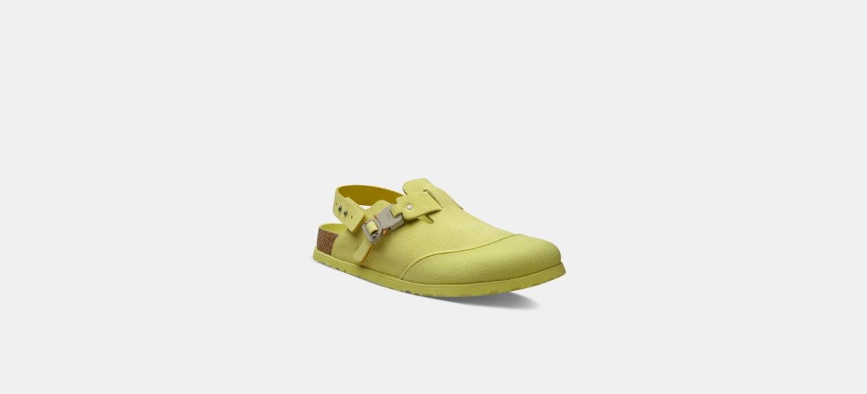 Birkenstock × Dior o1w1db10424 Tokio Mules in Pastel Yellow Size US 13 / EU 46 - 2 Thumbnail