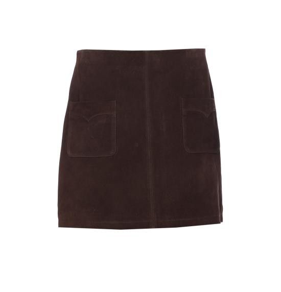 Zadig & Voltaire ZADIG & VOLTAIRE Women Mid Skirts RWSK01066 213 Brown Size 26" / US 2 / IT 38 - 1 Thumbnail