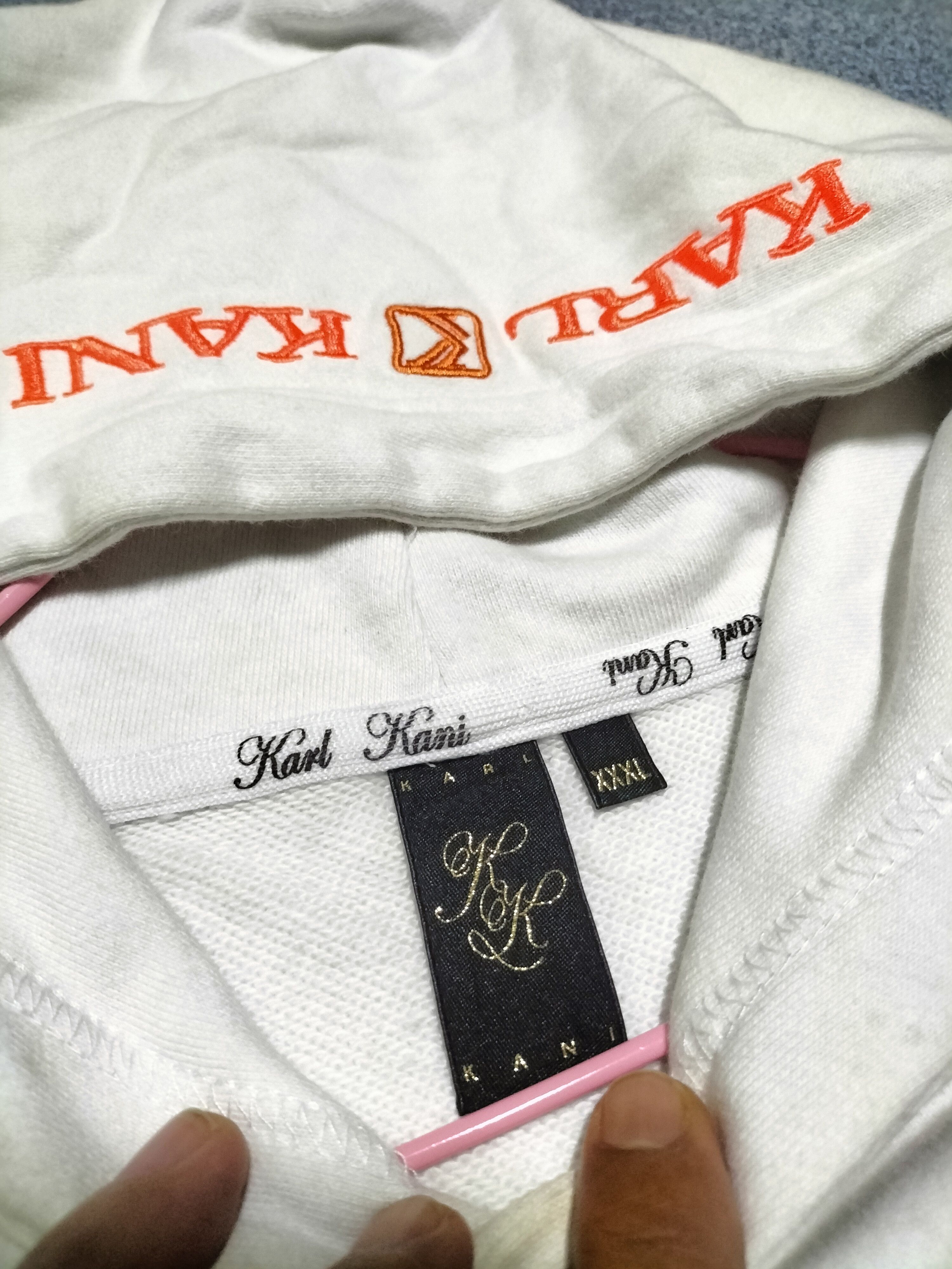 Karl Kani Karl Kani Hoodie Embroidery Logo Neon Colour Hiphop Fashion Size US XXL / EU 58 / 5 - 2 Thumbnail