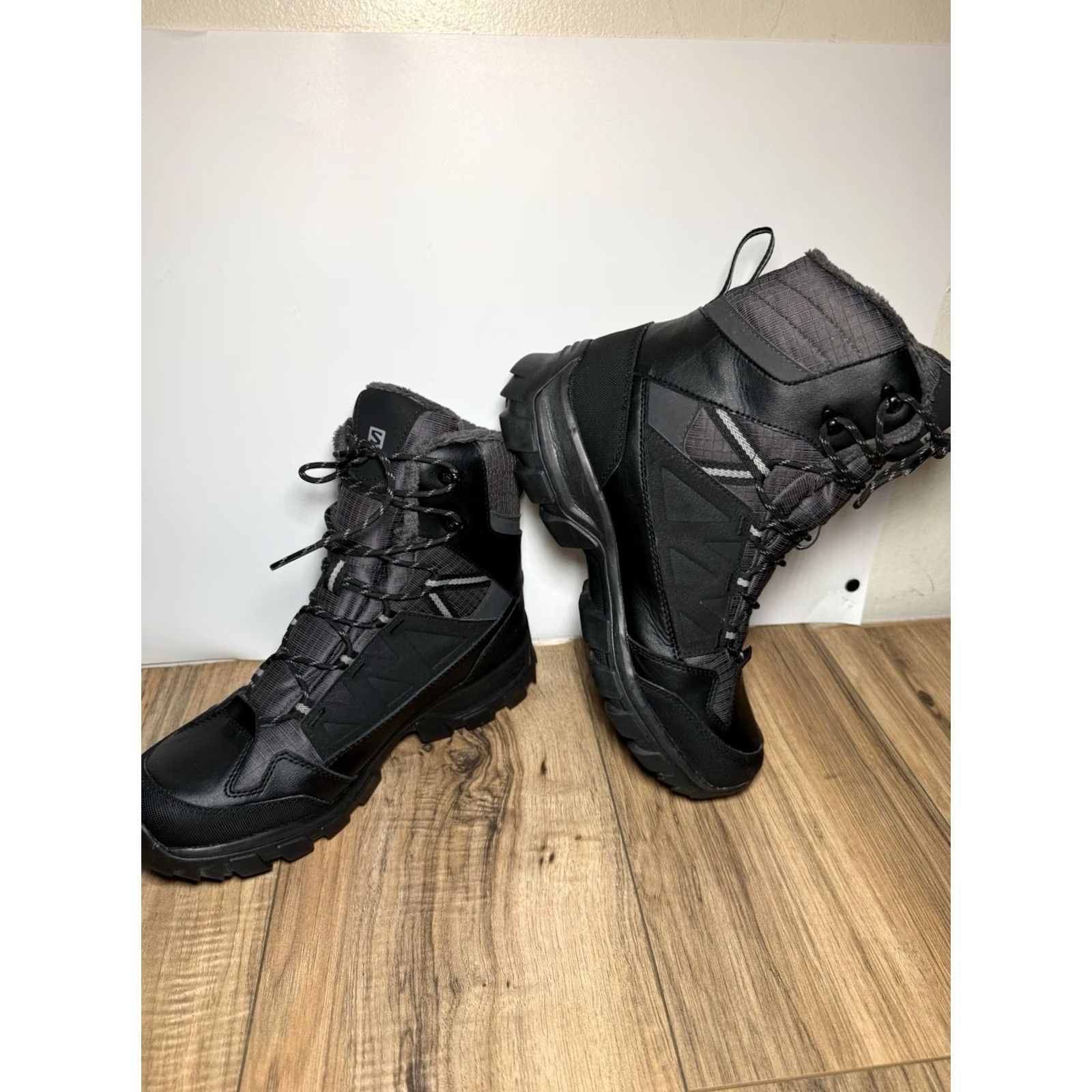 Salomon Salomon Boots Winter Waterproof Black Men's Size 8 Thinsulate Chalten TS CSWP Size US 8 / EU 41 - 5 Thumbnail