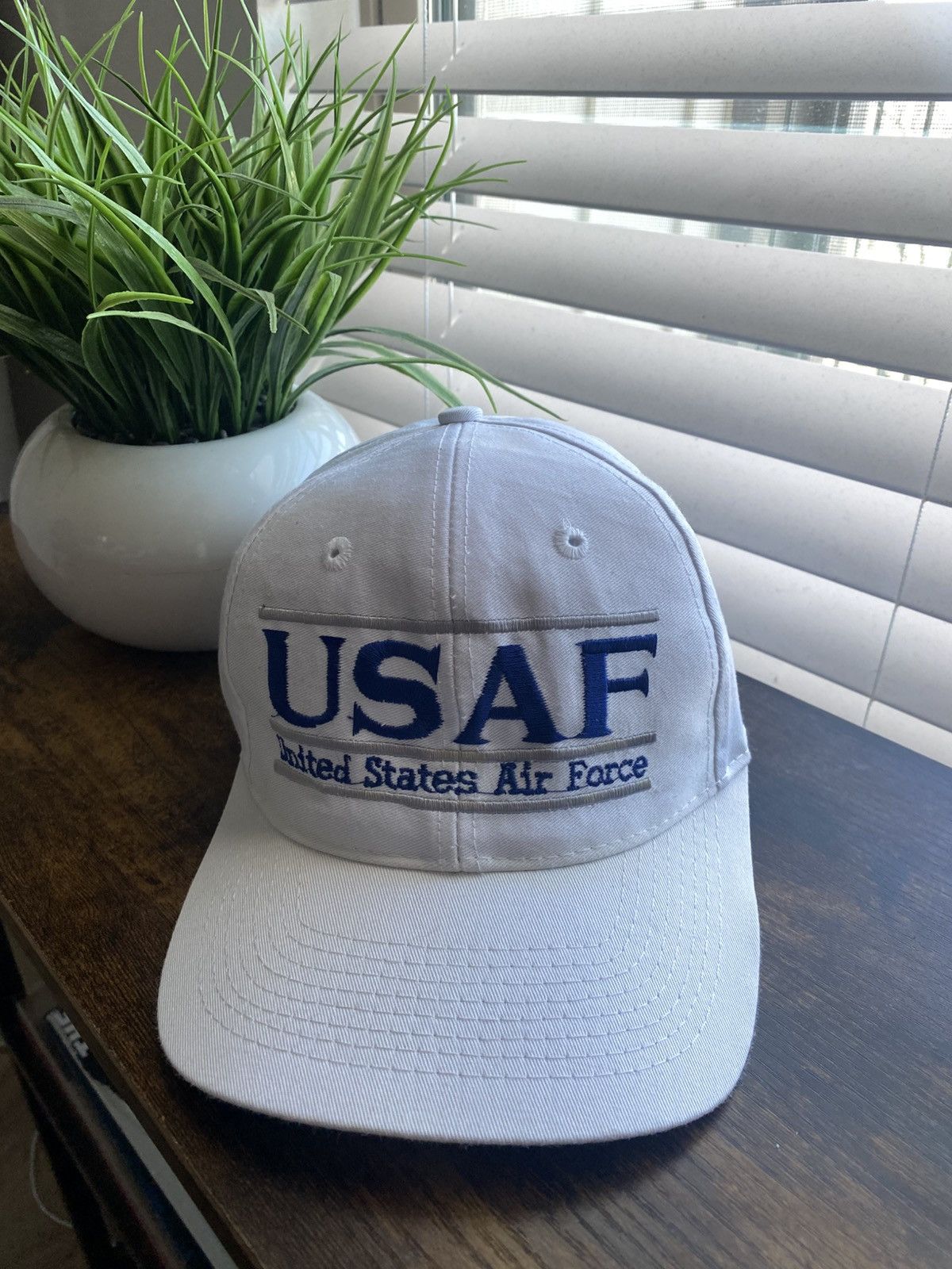 Vintage Vintage 90s US Air Force Snapback Hat Size ONE SIZE - 1 Thumbnail