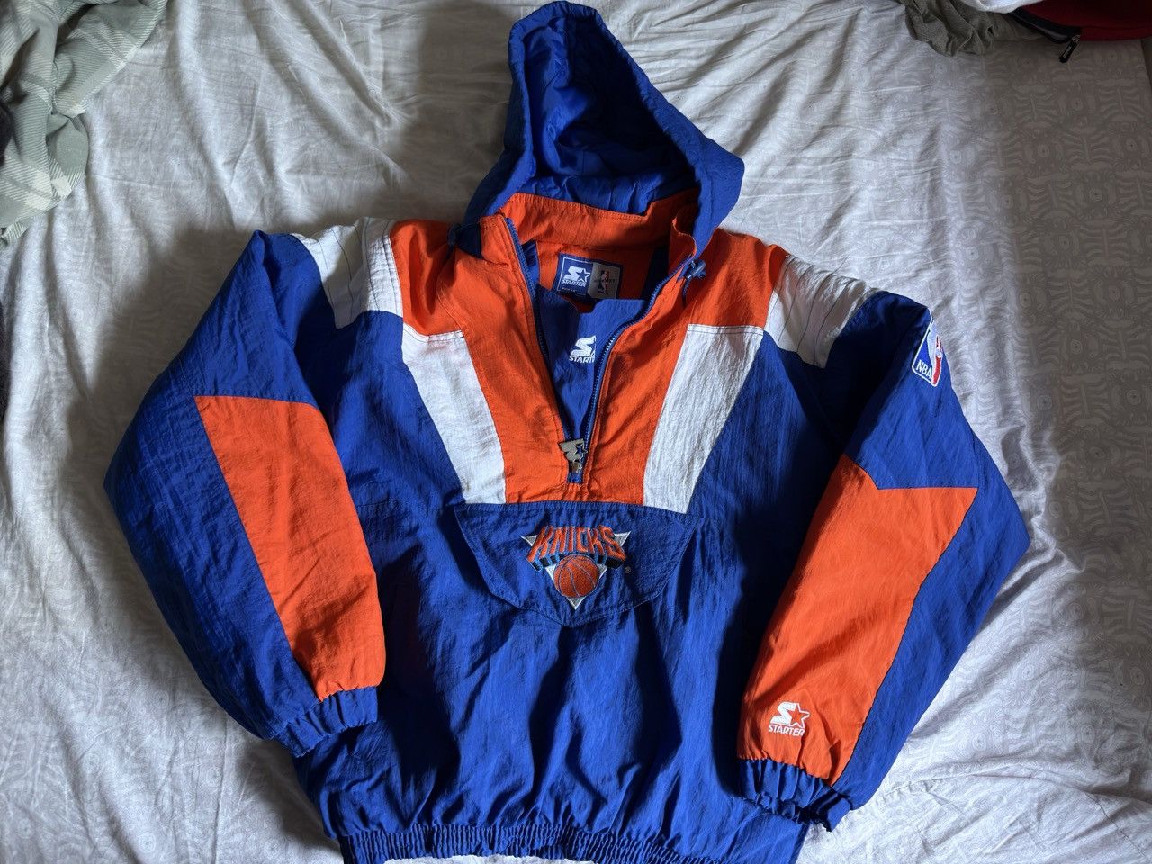Starter New York Knicks Starter Windbreaker Jacket Large PLEASE READ Size US L / EU 52-54 / 3 - 2 Thumbnail