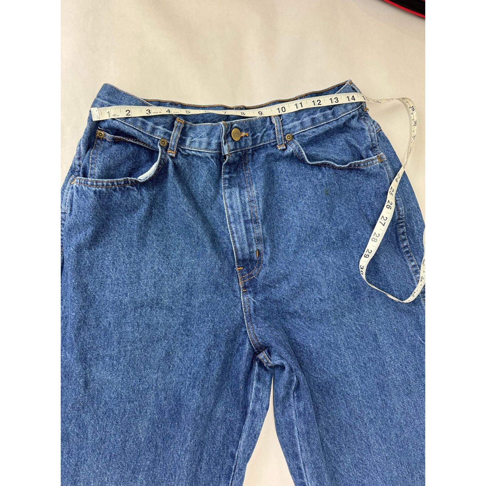 Other Vintage Chic USA High Rise Tapered Jeans 1980 Size 18 Size 40" / US 18 - 3 Thumbnail