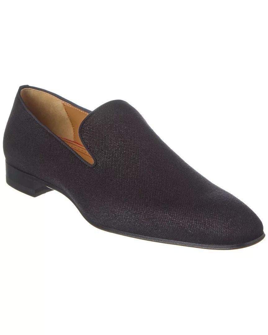 Christian Louboutin o1s1wg110924 Dandelion Flat Loafer in Black Size US 10 / EU 43 - 3 Thumbnail
