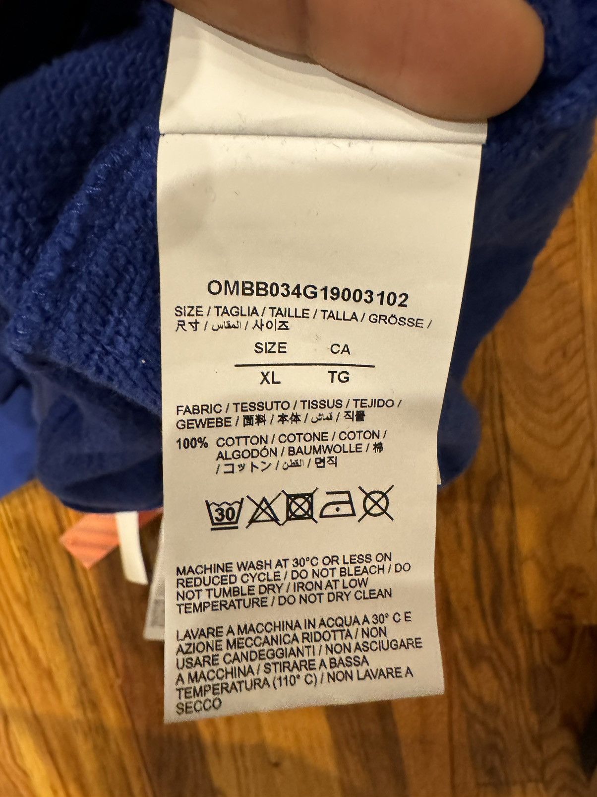 Off-White Off-White Simon Brown Figures of Speech MCA Hoodie Size US XL / EU 56 / 4 - 6 Thumbnail