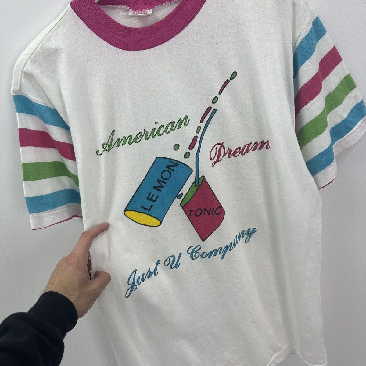 Vintage Vintage 90s American Dream Just U company lemon tonic y2k og Size US M / EU 48-50 / 2 - 5 Thumbnail