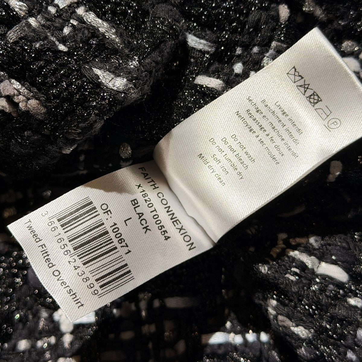 Faith Connexion tweed flannel overshirt Size US L / EU 52-54 / 3 - 5 Thumbnail