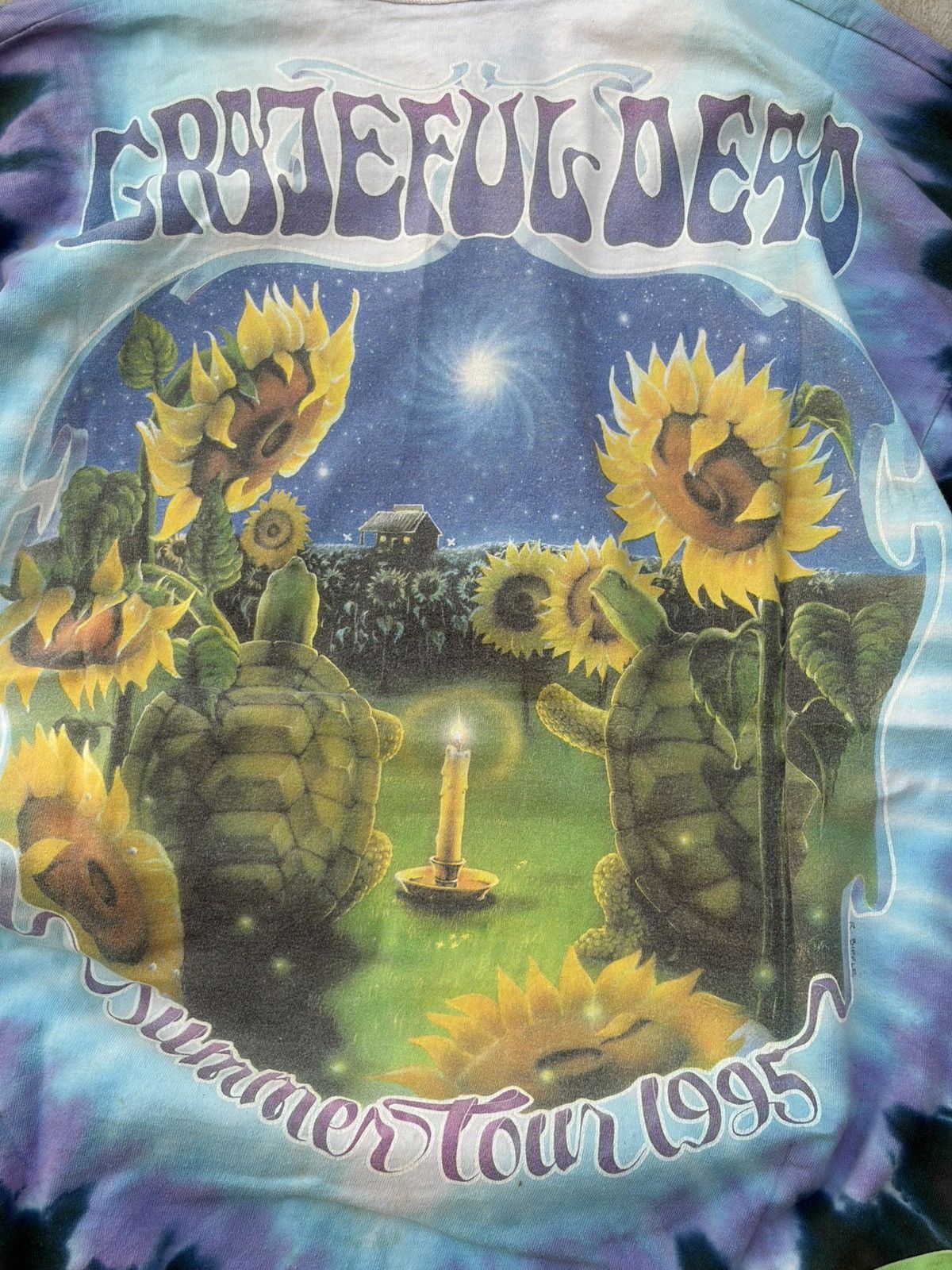 Band Tees Vintage 1995 Grateful Dead Summer Tour Tshirt Size US XL / EU 56 / 4 - 4 Thumbnail