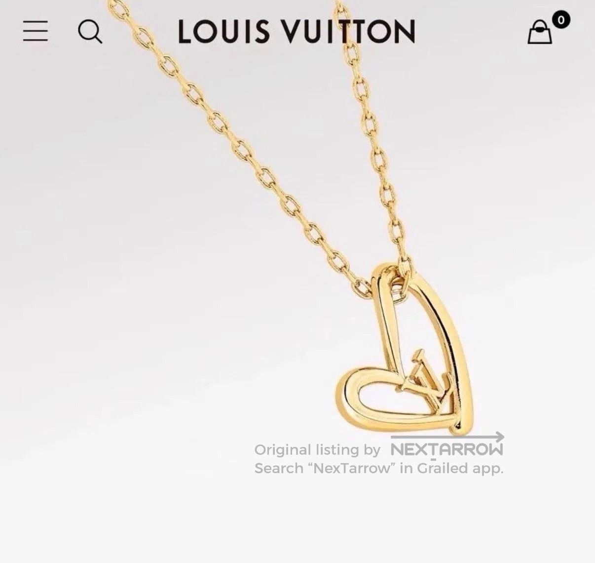 Louis Vuitton LV Genuine Necklace. Size ONE SIZE - 4 Thumbnail