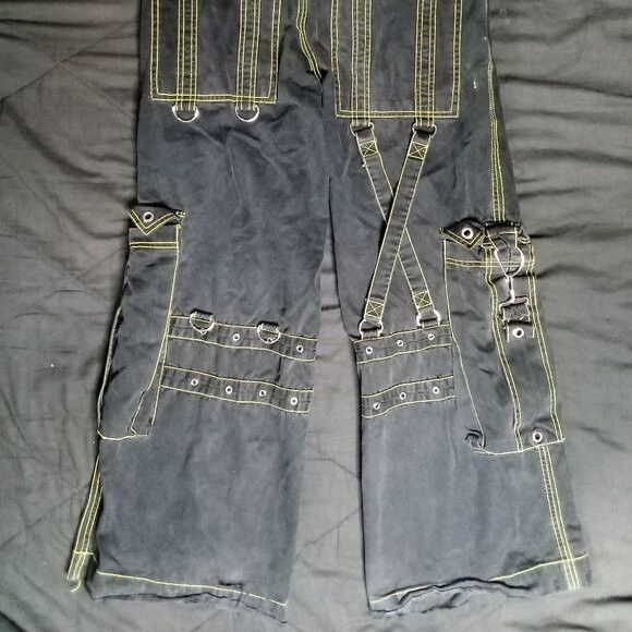 Tripp NYC × Vintage Vintage Y2K Tripp NYC Rave Wide Leg Jeans Baggy Size US 28 / EU 44 - 7 Thumbnail