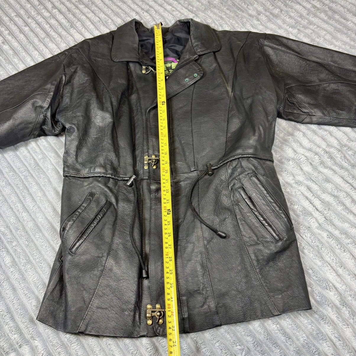 Other CIDPAO Men’s Genuine Leather Jacket L Coat black Zip Snap Size US L / EU 52-54 / 3 - 13 Thumbnail