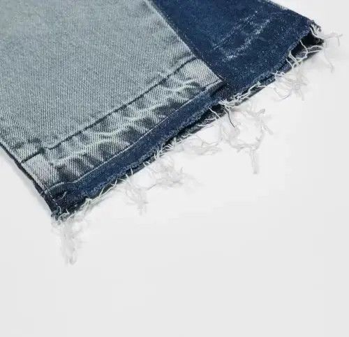 Vintage skate hiphop pattern distressed punk flared jeans Size US 32 / EU 48 - 4 Thumbnail