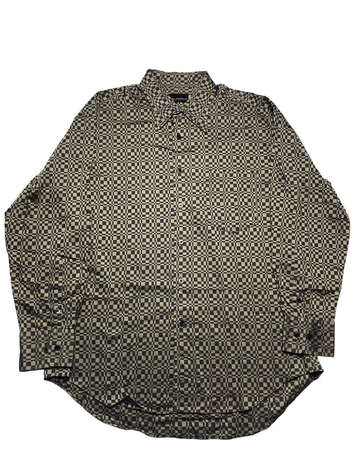 Mr. Junko 1980s Mr. Junko - Illusion Optic Button Shirt Size US L / EU 52-54 / 3 - 5 Thumbnail