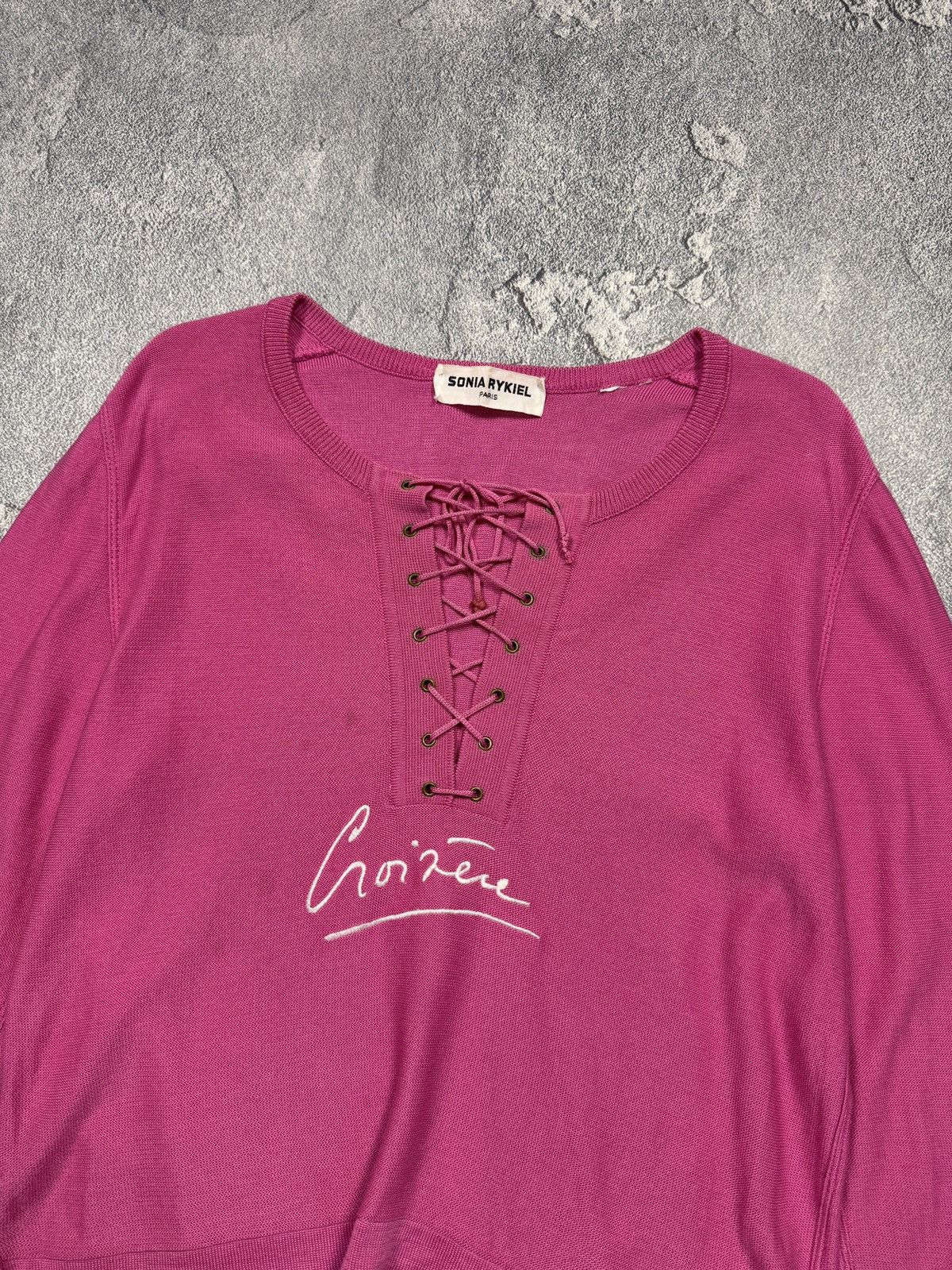 Sonia Rykiel Rare Sonia Rykiel Cotton Sweater Designer Y2K Size S / US 4 / IT 40 - 2 Thumbnail