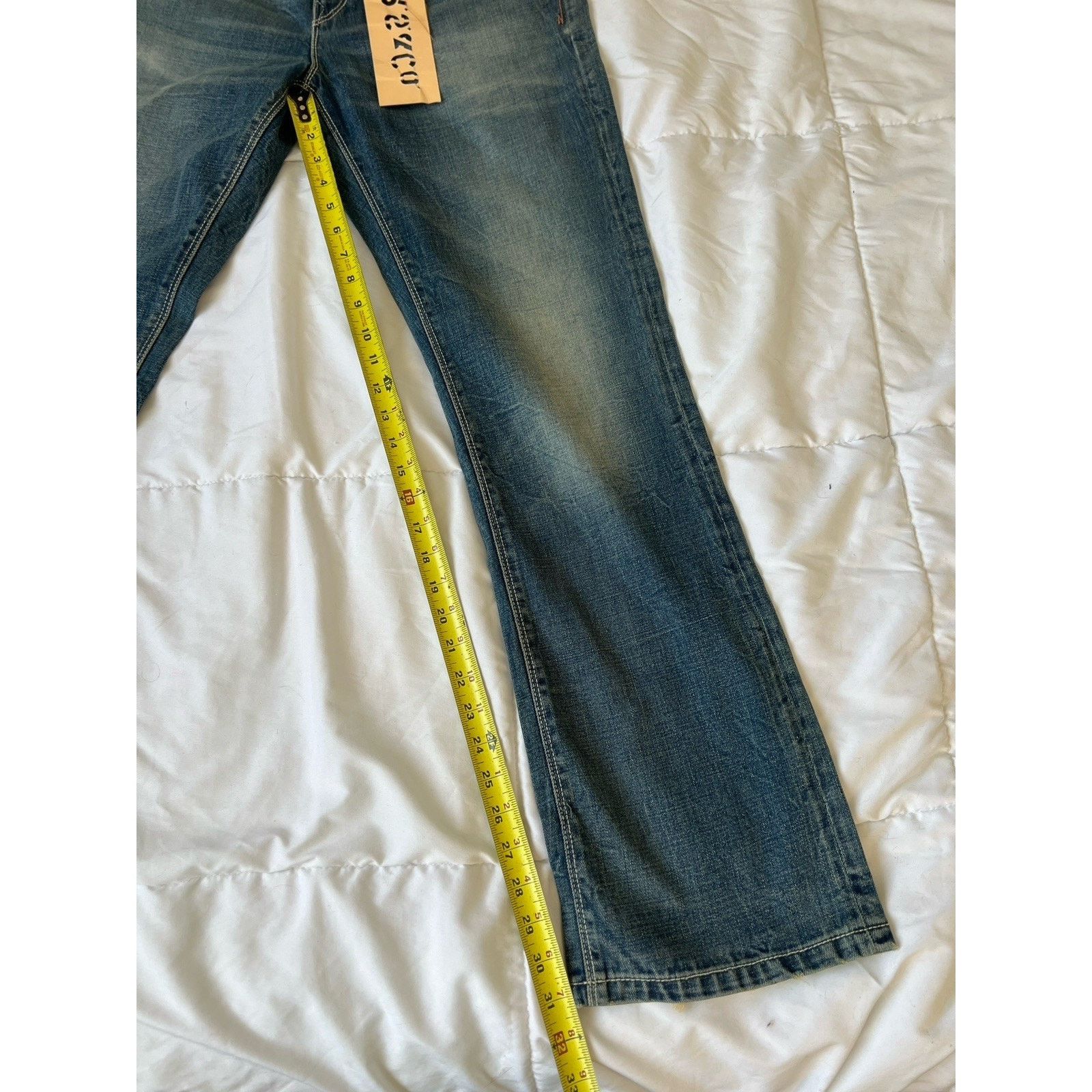Rising Sun & Co. RS And CO Jeans Wide Leg Size 32 NWT Shane boot fit indigo Size US 32 / EU 48 - 8 Thumbnail
