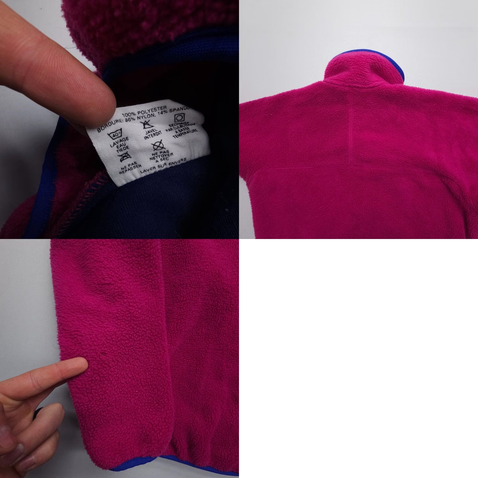 Patagonia VINTAGE Patagonia Synchilla Full Zip Fleece Jacket Woman Size 10 Pink USA Outdoor Logo Solid Mid-Length Long Sleeve Jacket Zip Full Zip Classic Fit Size L / US 10 / IT 46 - 8 Thumbnail