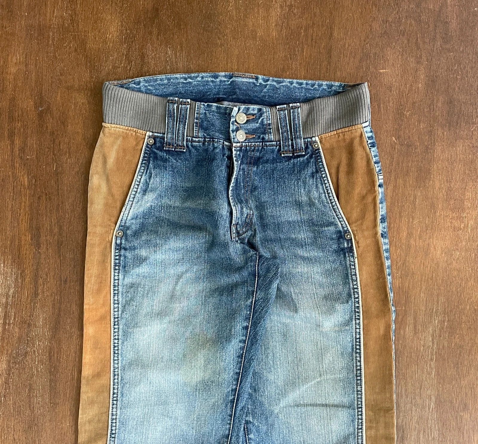PPFM PPFM Patch Washed Denim Y2K Size US 33 - 2 Thumbnail